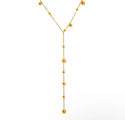 Bead Lariat Necklace