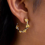 Chain Hoop Earrings