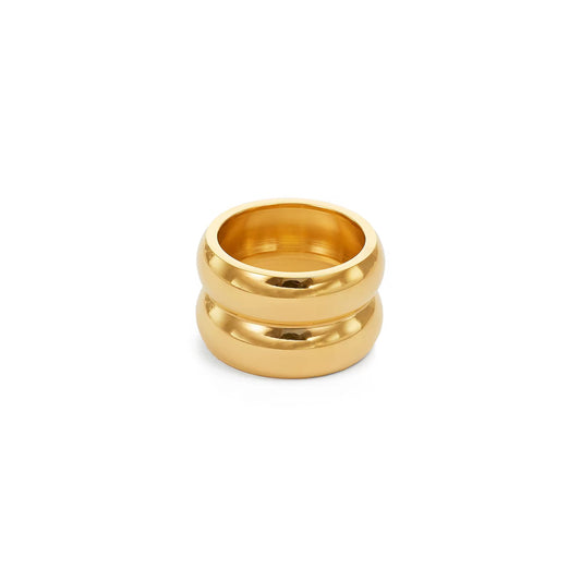 Double Layer Band Ring