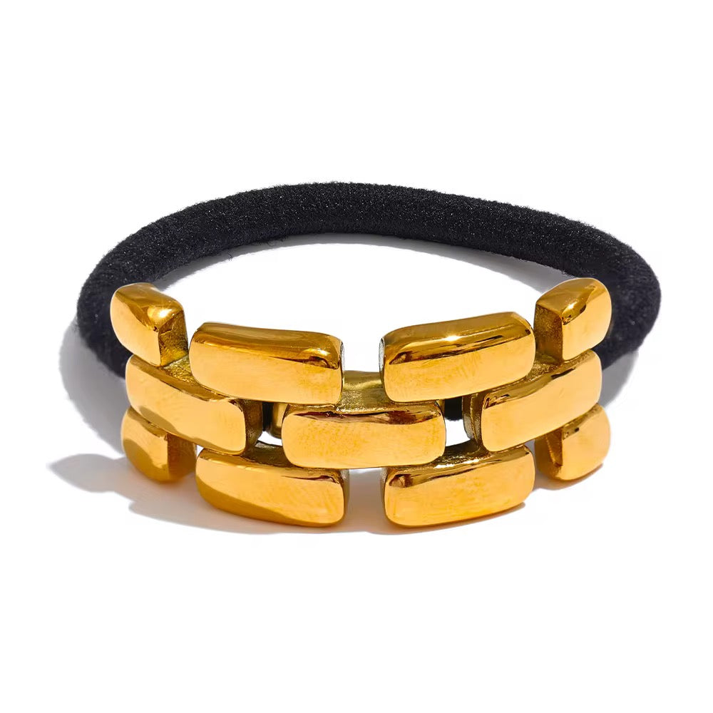 Weave Metal Ponytail Cuff