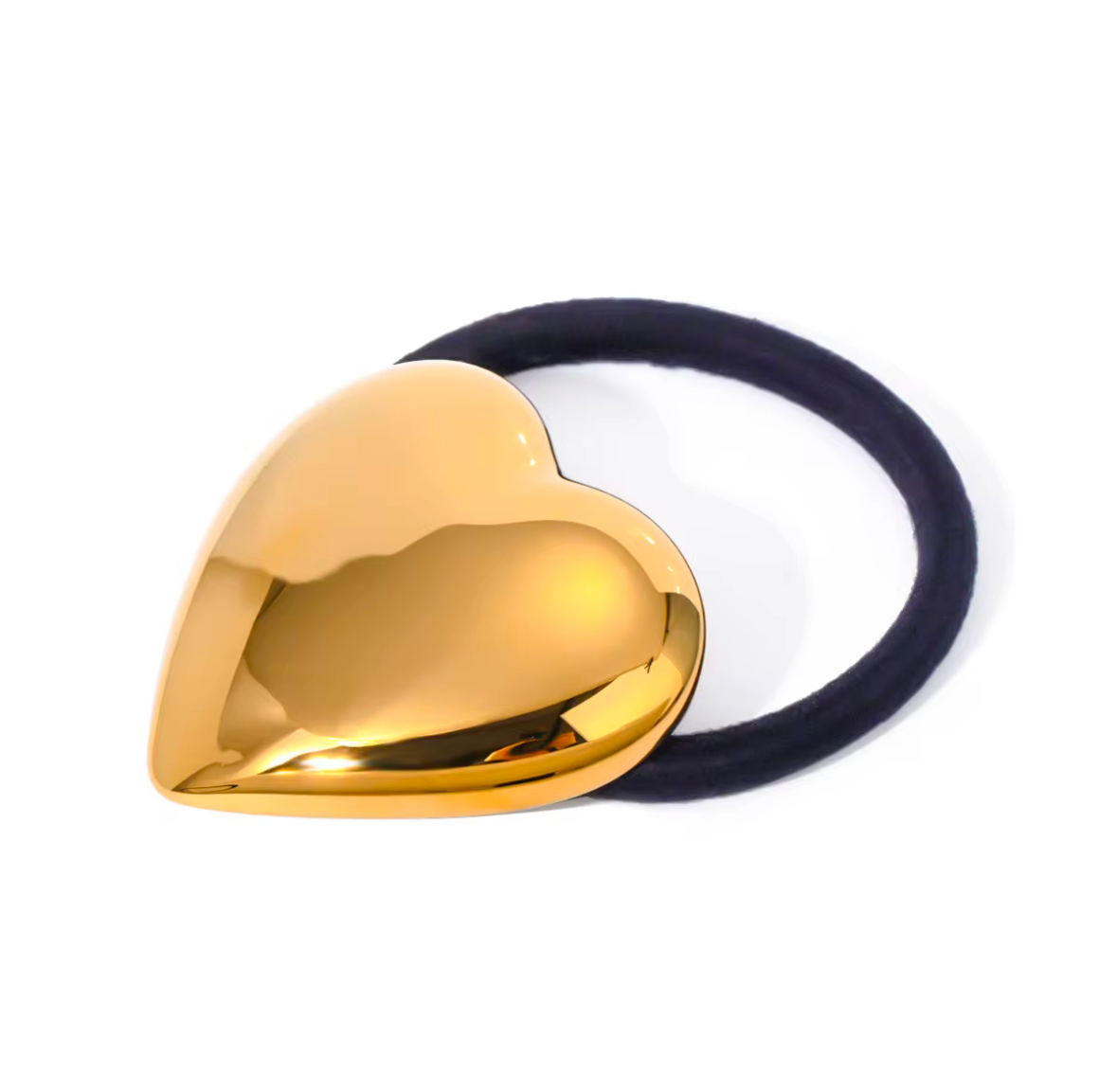 Heart Metal Ponytail Cuff