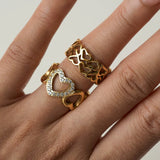 Eternal Hearts Band Ring
