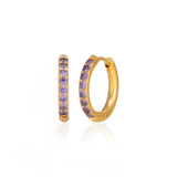 Sparkling Huggie Hoops