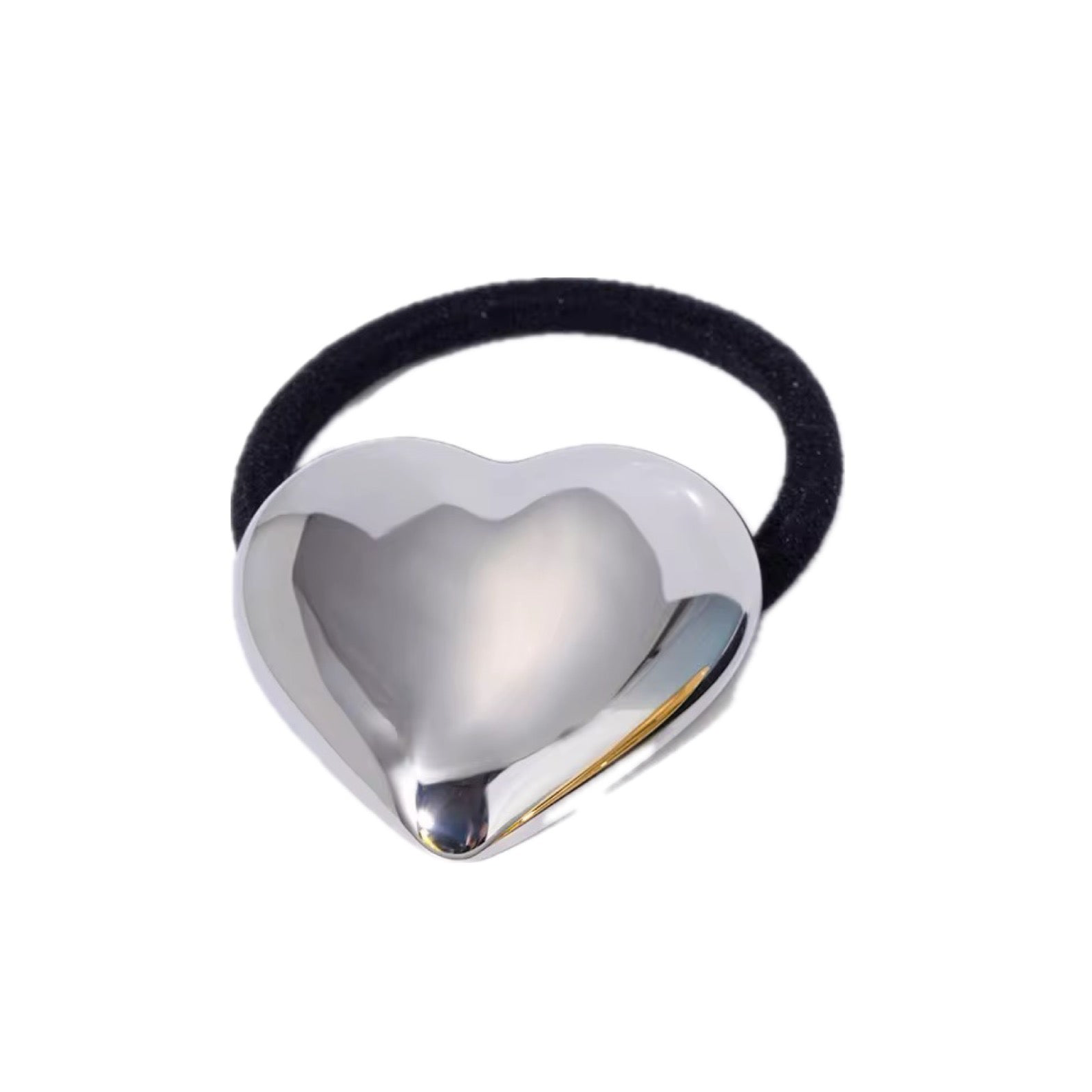 Heart Metal Ponytail Cuff