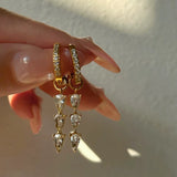Teardrop Cascade Earrings