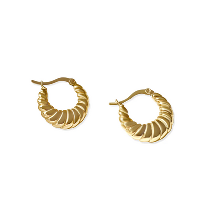 Croissant Hoop Earrings