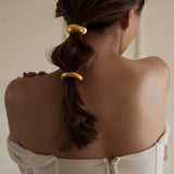 Small Chunky Metal Ponytail Cuff