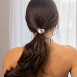 Heart Metal Ponytail Cuff