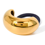 Dome Metal Ponytail Cuff