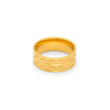Textured Wide Band Ring