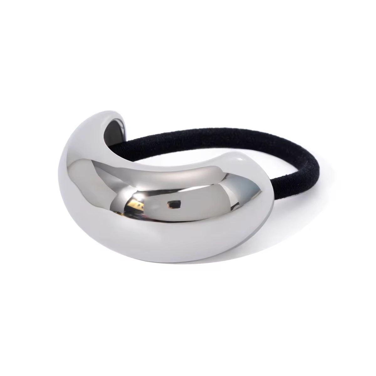 Dome Metal Ponytail Cuff