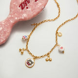 Cherry Belle Love Charm Necklace