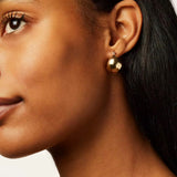 Chunky Dome Huggie Earrings