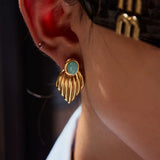 Shella Aqua Solis Studs