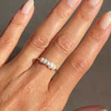 Minimal Pearl Band Ring
