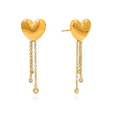 Heartfall Drops Earrings