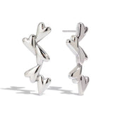 Heart Cascade Earrings