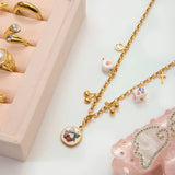 Cherry Belle Love Charm Necklace