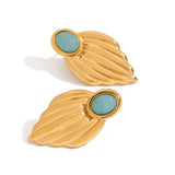 Shella Aqua Solis Studs