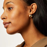Chunky Dome Huggie Earrings