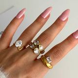 Chubby Square-Cut Ring