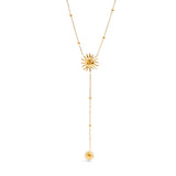 Sun Lariat Necklace