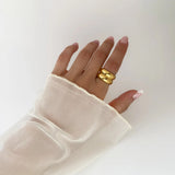 Double Dome Statement Ring
