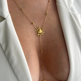 Sun Lariat Necklace