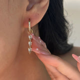 Teardrop Cascade Earrings