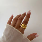 Double Dome Statement Ring