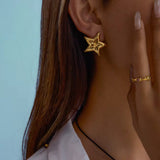 Bold Star Statement Earrings