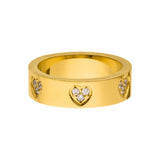 Heart Alliance Band Ring