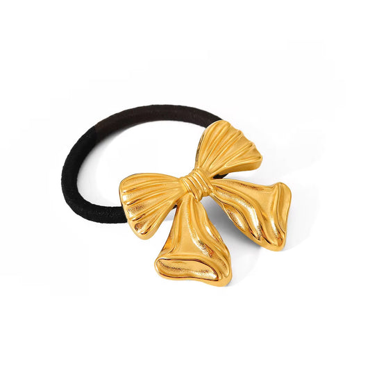 Bow metal hairtie