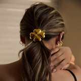 Clover Metal Ponytail Cuff