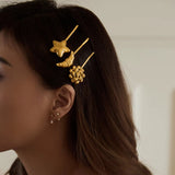 Star Metal Hair Pin