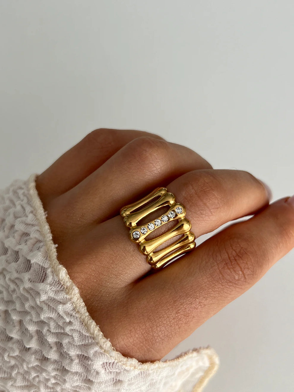 Radiant Grid Ring