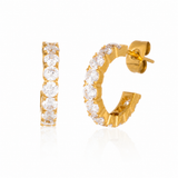 Pavé Open Hoops