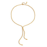 Beads Lariat Necklace