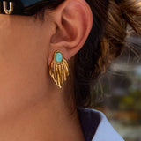 Shella Aqua Solis Studs