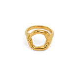 Sculpted Wave Ring