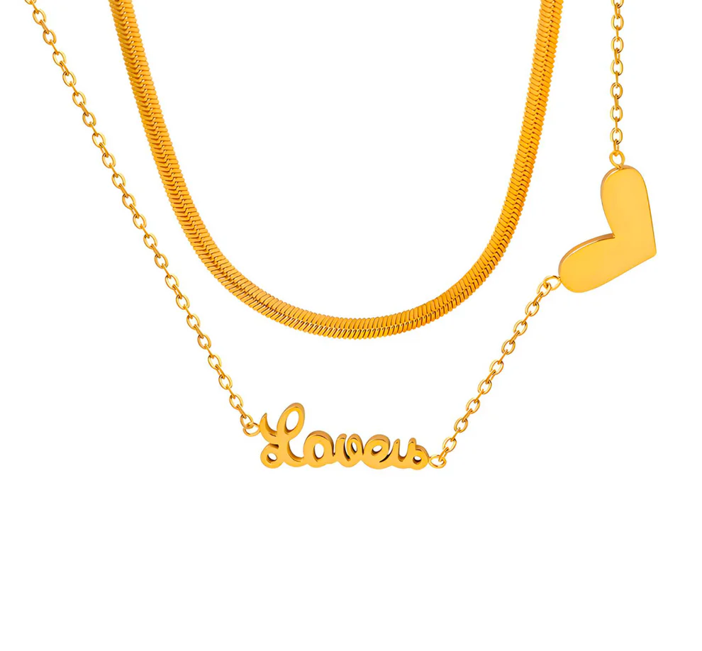 Love Double Layered Necklace