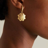 Lucky Clover Drop Earrings