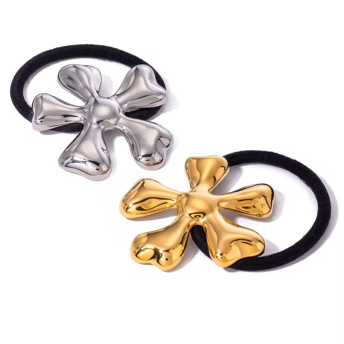 Flower Metal Hairtie