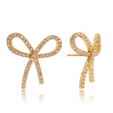 Sparkling Ribbon Earrings