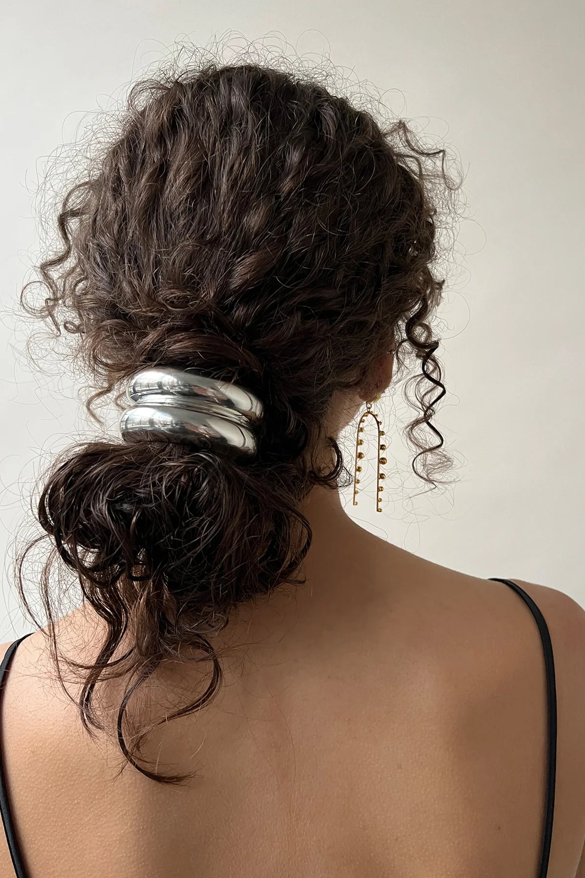 Double Chunky Metal Hair Tie