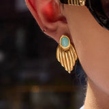 Shella Aqua Solis Studs