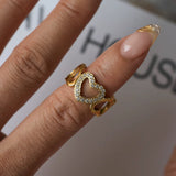 Eternal Hearts Band Ring