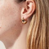 Chunky Dome Huggie Earrings