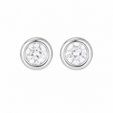 Round Bezel Studs