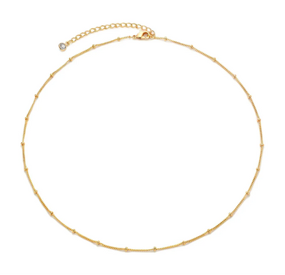 Dainty Spheres Chain Necklace